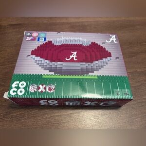 Alabama Crimson Tide 3D Stadium Puzzle,foco BRXLZ, sealed pieces in bags in box